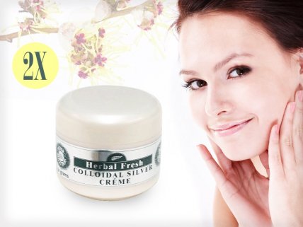 2 x 50g Herbal Colloidal Sliver Creme