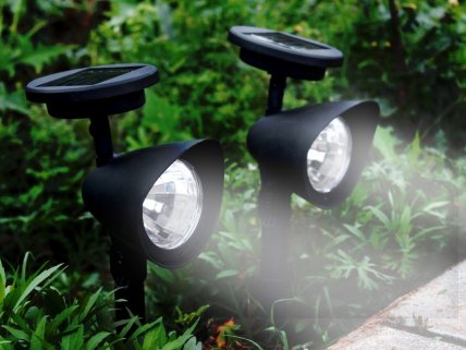 2 x 12" Multi-Spot Garden Solar Lights
