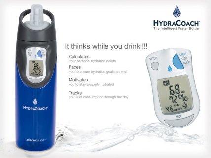 HydraCoach Intelligent Water Bottle