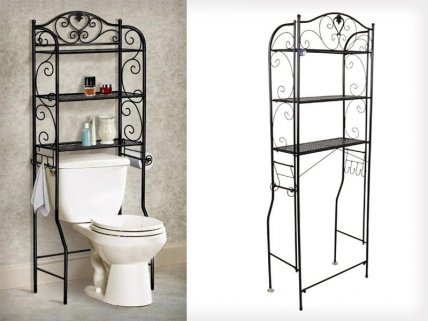 3 Tiers Toilet Bathroom Shelf Storage Rack