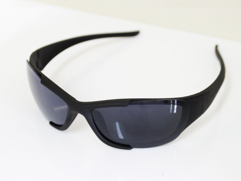 Sunglasses - Semi-Frame - Black