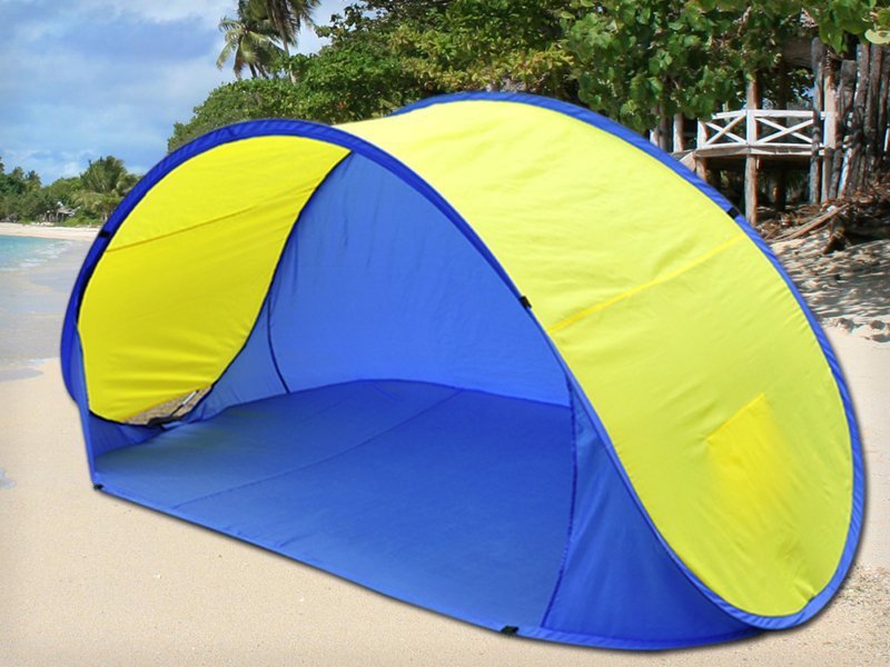 Two-Second Pop-Up Beach Tent - Fits Up To 3 People