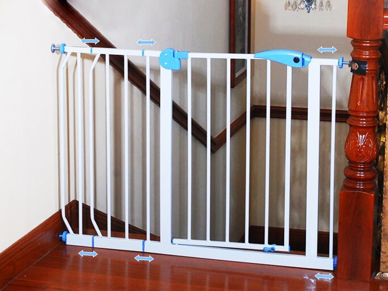3pc Extendable Baby / Pet Safety Gate - Upto 145cm