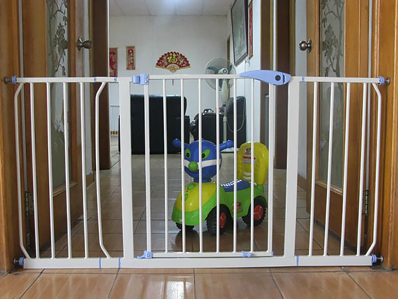 3pc Extendable Baby / Pet Safety Gate Upto 145cm Crazy Sales We
