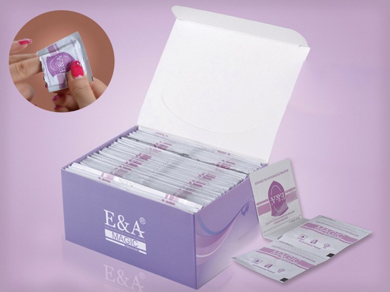 120pc Gel Nail Polish Remover Wrap Set