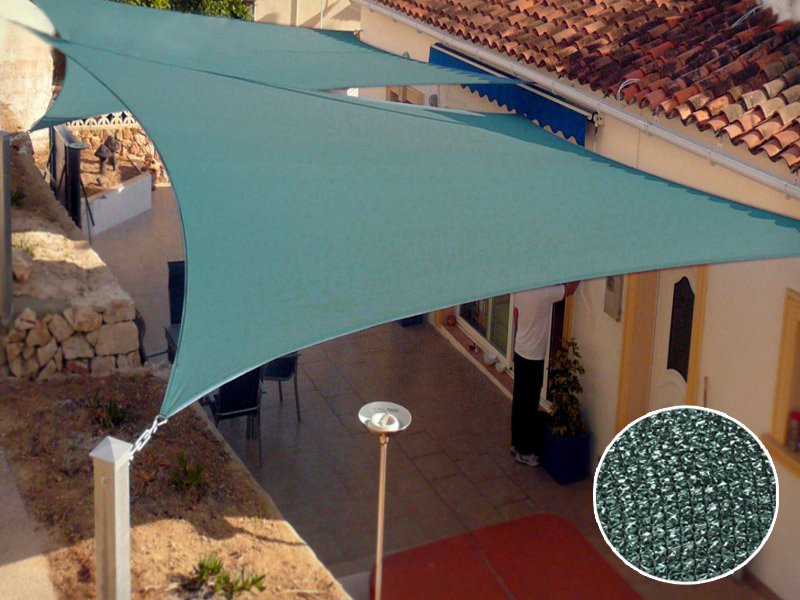 Sun Shade Sail Heavy Duty 3x5M Awning 185 GSM
