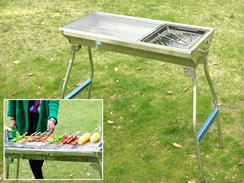 Portable Stainless Steel BBQ Grill