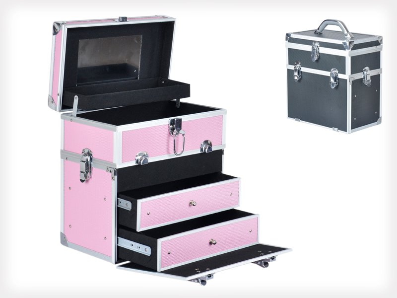 Cosmetic Beauty Makeup Carry Case Box