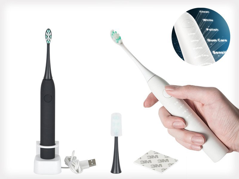 Ultrasonic Rechargeable Electric Toothbrush 5 Mode