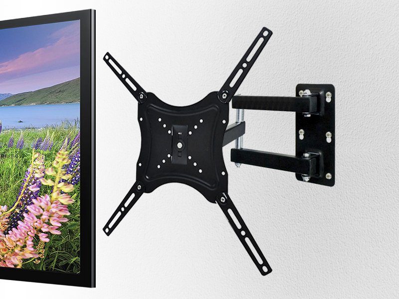 Swivel TV Wall Bracket for 14"-55" TV/Monitor