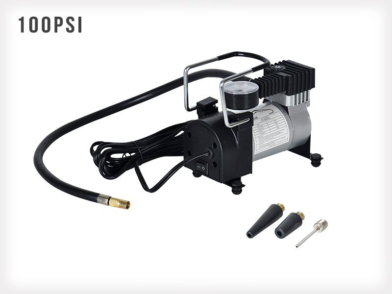 12V Portable Air Compressor Tyre Pump - 100PSI