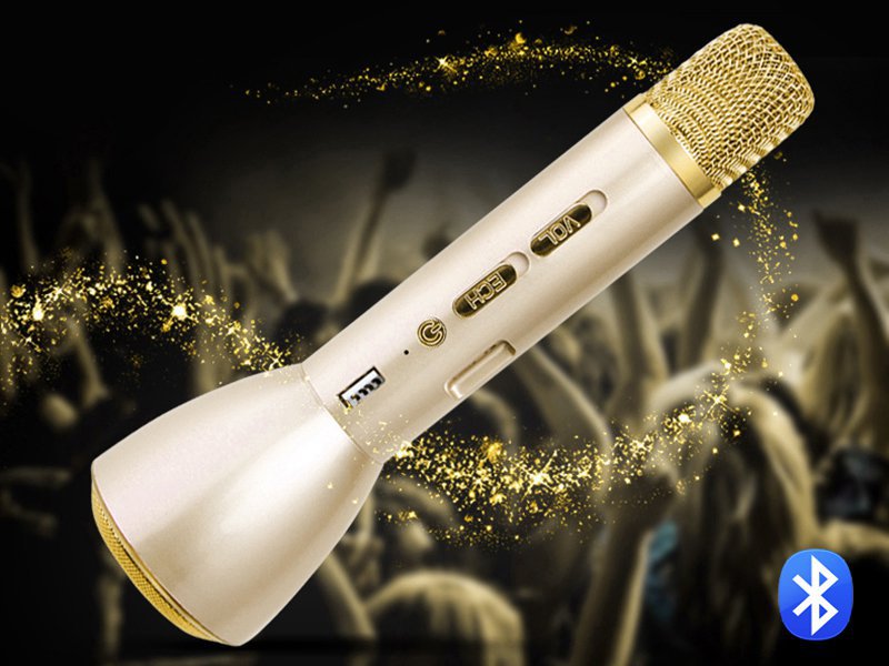 Portable Wireless Bluetooth Karaoke Microphone