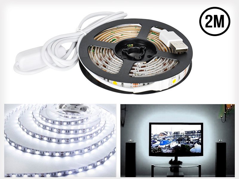 2M LED Light Strip USB Power Crazy Sales We have the best daily