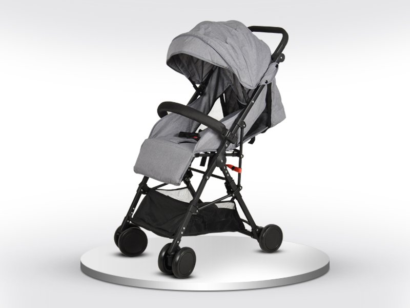 Foldable Baby Travel Stroller - Grey