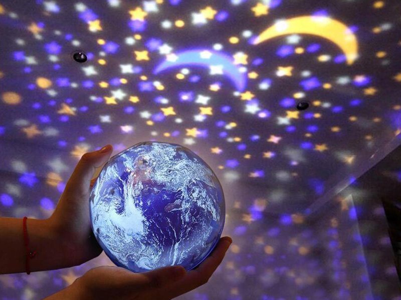 Children's Projection Lamp - Earth