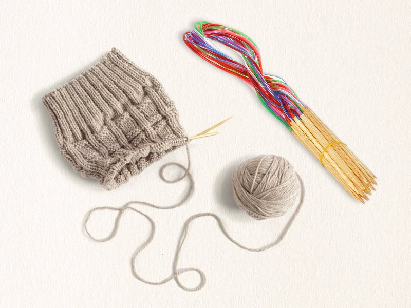 18 Pairs Circular Bamboo Knitting Needles