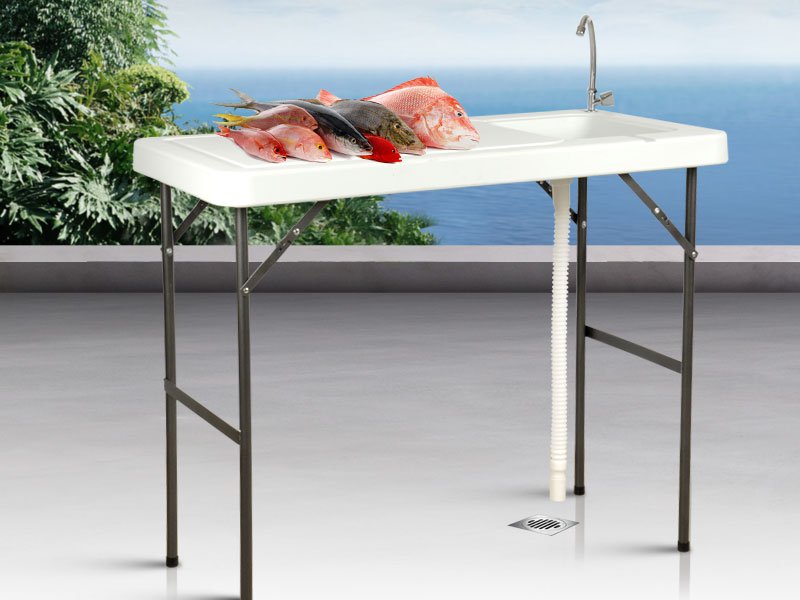 Portable Outdoor Table with Sink