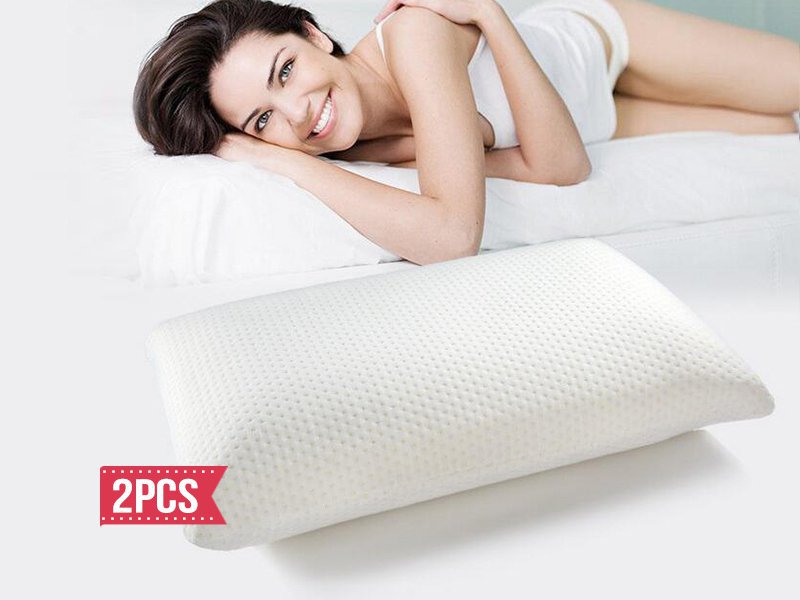 2Pc Premium Memory Foam Pillow