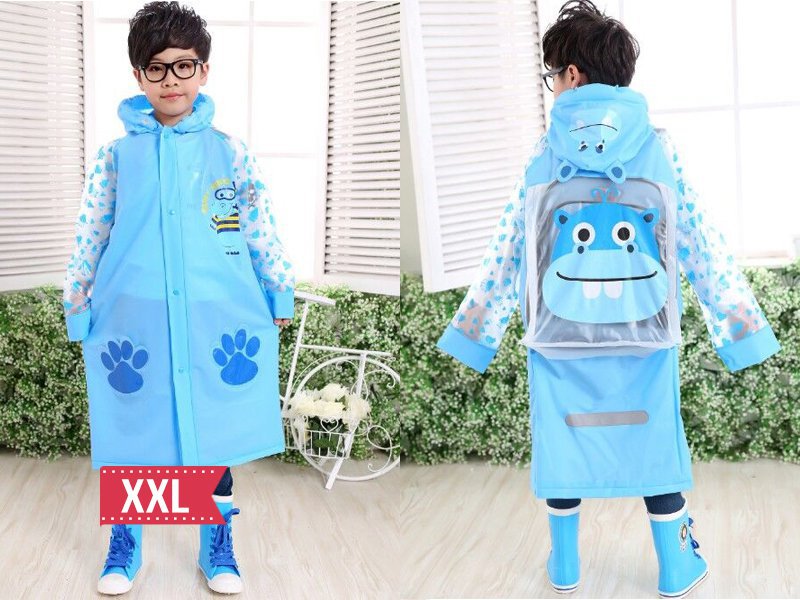 Kids Raincoat Blue- XXL