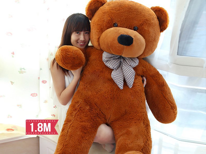 Teddy Bear - Dark Brown 180 cm