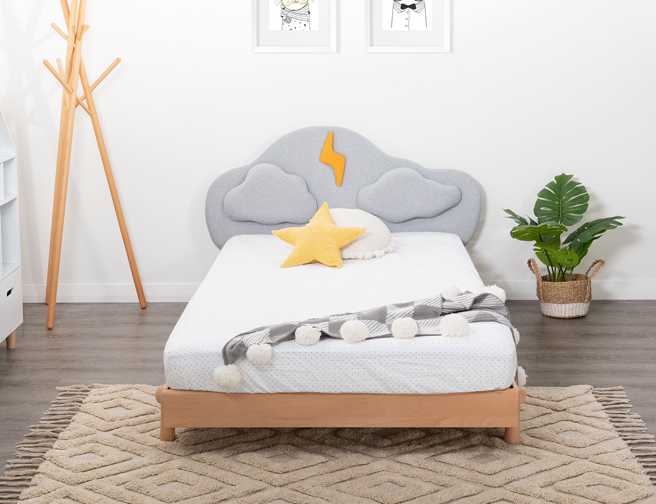 Cloud Bed Frame (KS) + Bedside Table Crazy Sales We have the best