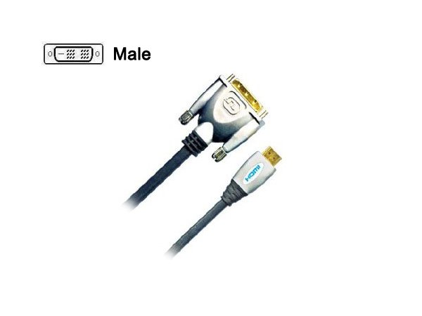 24K Gold Plated DVI to HDMI Cable - 15m