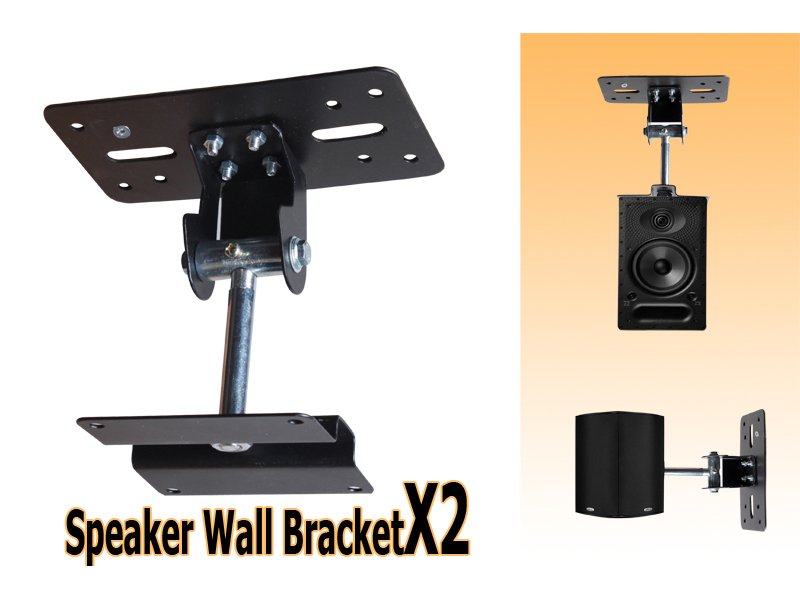 Heavy Duty Speaker Wall Bracket Black x 2 Crazy Sales We have the