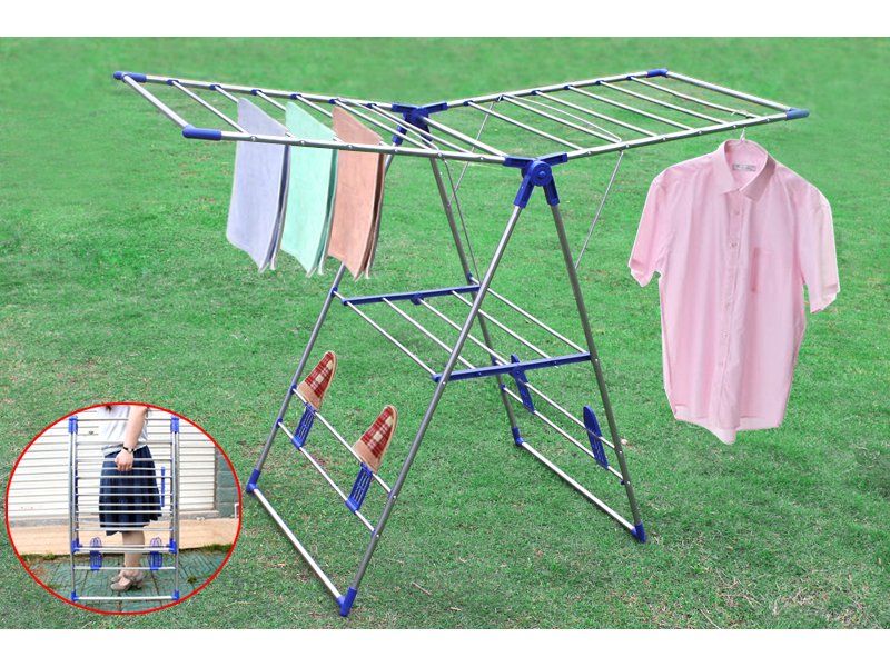 Stainless Steel Foldable Clothes Drying Rack Crazy Sales We have