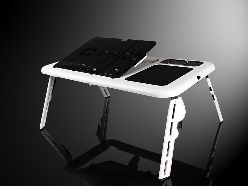 All in One Laptop-Desk Table with Cooler Pad
