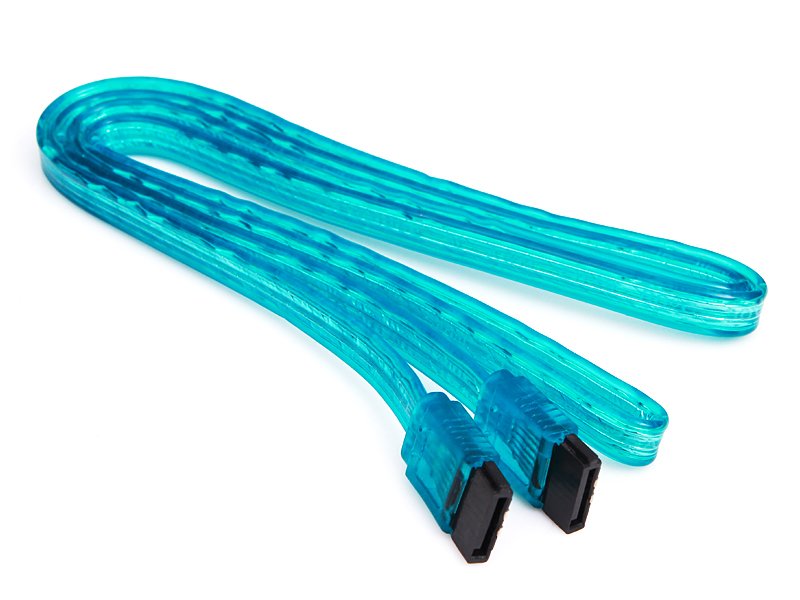 UV Sata Cable Blue 1M