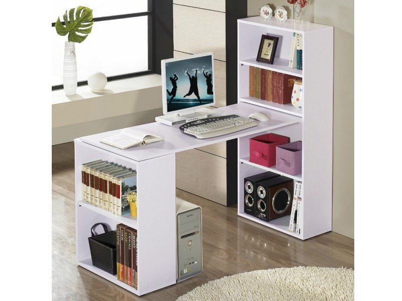 DIY Computer Desk with Bookcase @ Crazy Sales - We have the best daily 