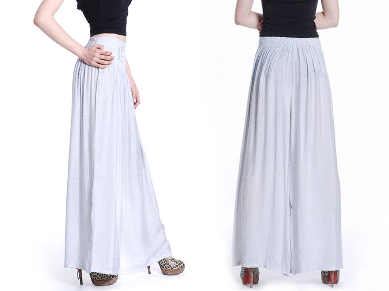 Women's Wide Leg Loose Pants with Button Detail @ Crazy Sales - We have ...