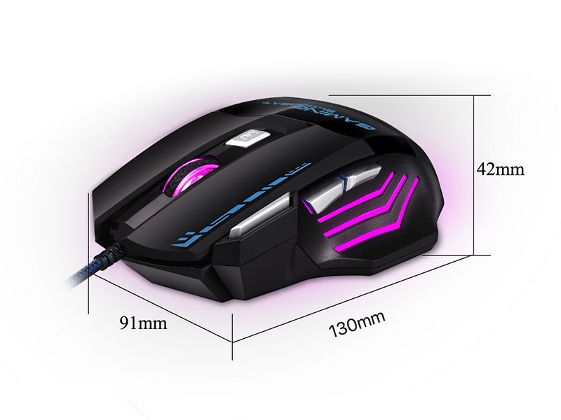 3200DPI Optical LED 3D Gaming Mouse