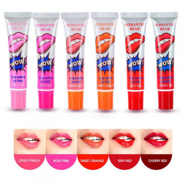 6 Pack of WOW! Peel Off Lip Stain Crazy Sales We have the best