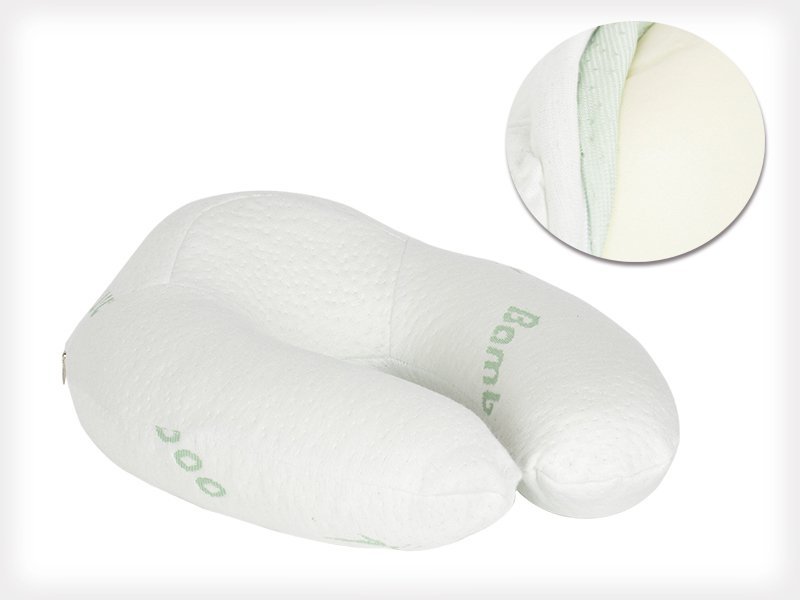 Bamboo Memory Foam Travel Pillow UShape Crazy Sales We have the