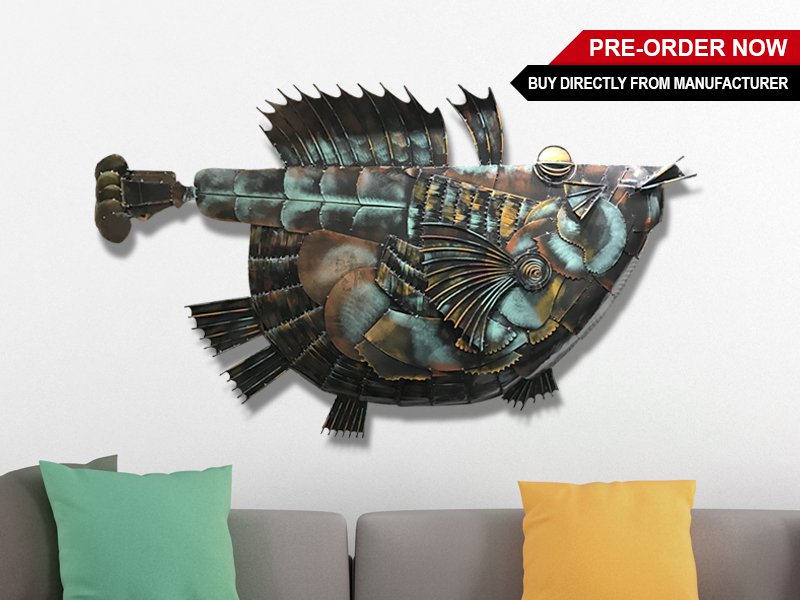Metal Fish Wall Art