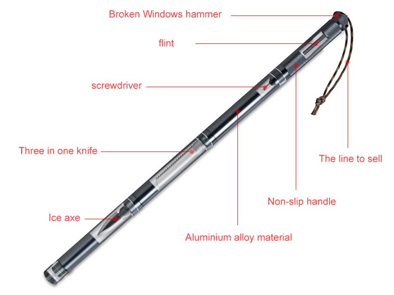 Multifunctional Hiking Pole - Standard Edition @ Crazy Sales - We have