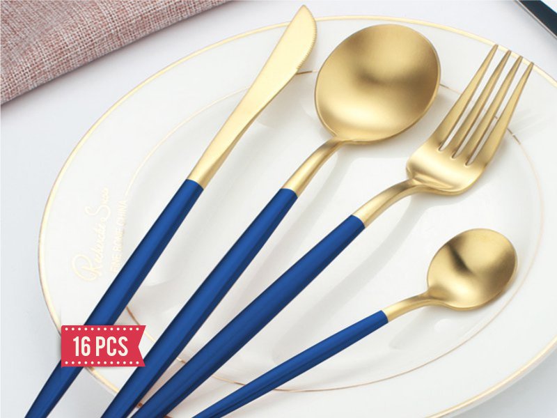 Scandinavian Style Cutlery Set 16pcs