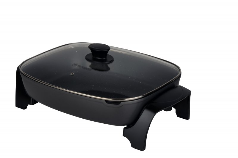 ELECTRIC FRYPAN XL GREY Crazy Sales We have the best daily deals