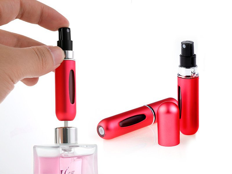 Refillable Perfume Atomizer Bottle 5ml - Red