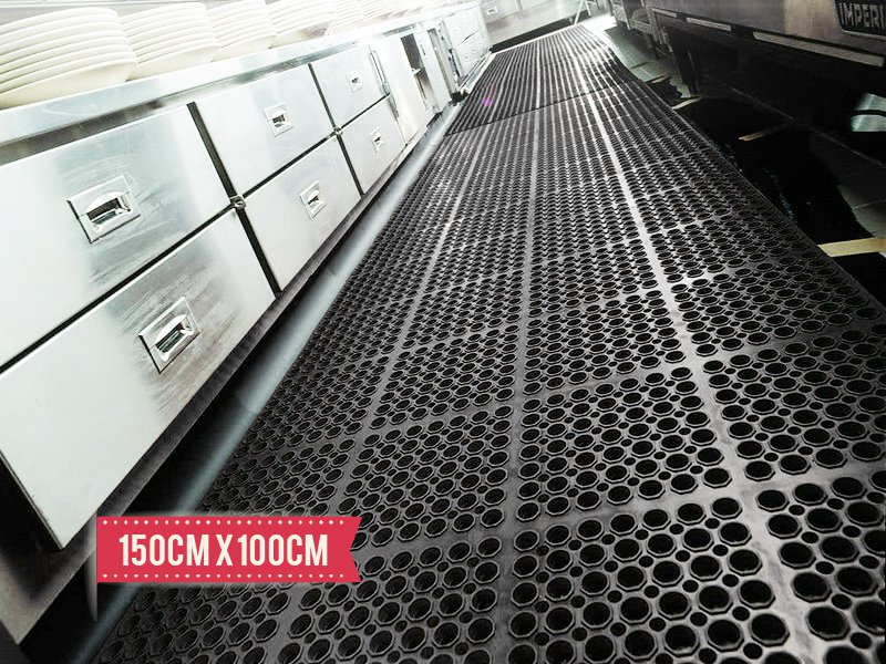 Commercial Anti Slip Rubber Floor Mat 150 x 100 cm