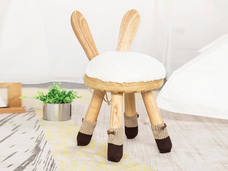 Kids Rabbit Wooden Chair