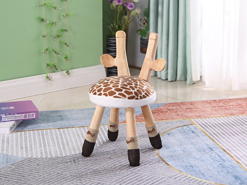 Kids Giraffe Wooden Chair