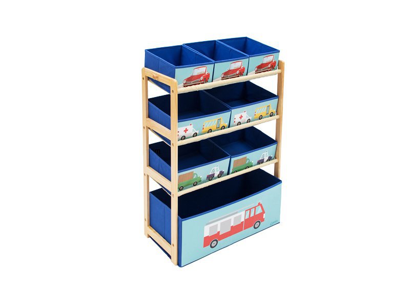 Children's Toys Storage Rack with 8 Bins Blue Crazy Sales We have