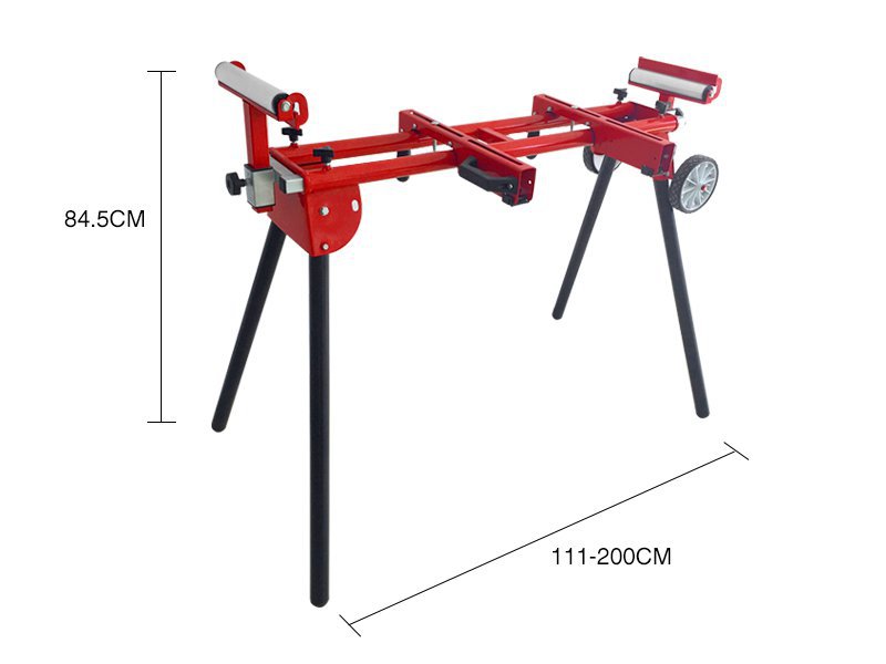Adjustable Mitre Saw Stand / Sawhorse with Rollers Crazy Sales We