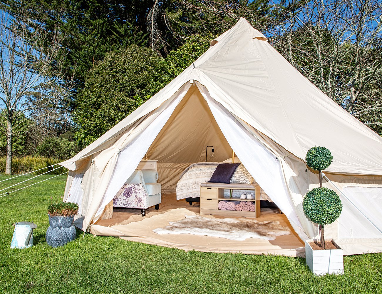 Living Culture 7m Glamping Bell Tent Crazy Sales We have the best