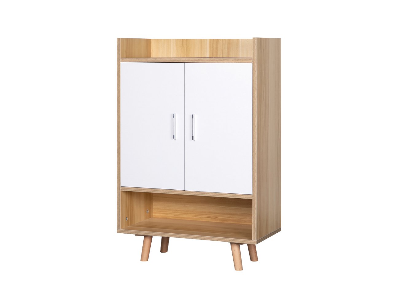 Side Cabinet with Shelves (Fully Assembled)