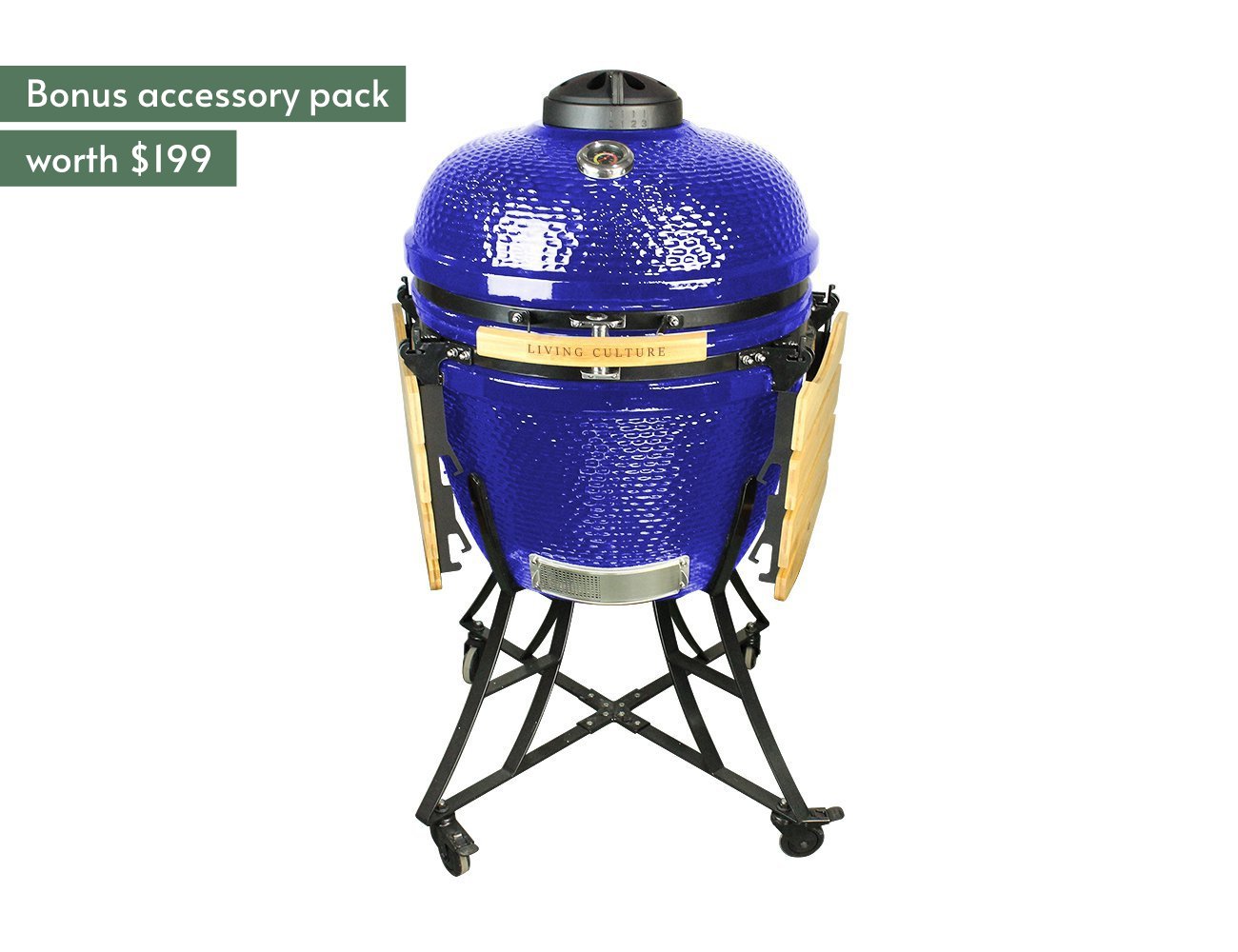 24" Kamado Blue BBQ + Accessory Pack