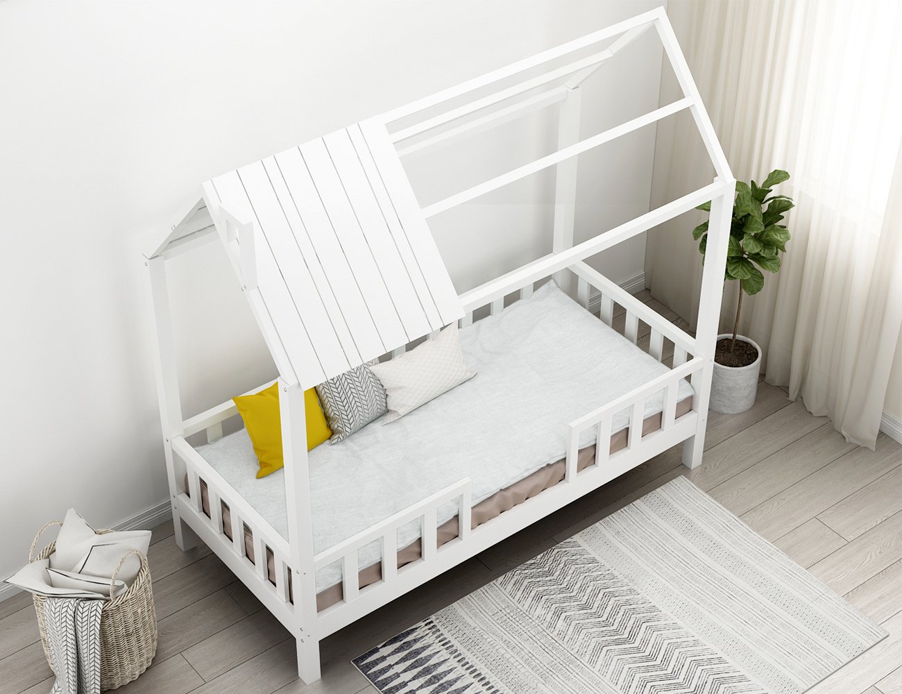 Noa Kids King Single Bed Frame + Mattress Set Crazy Sales We have