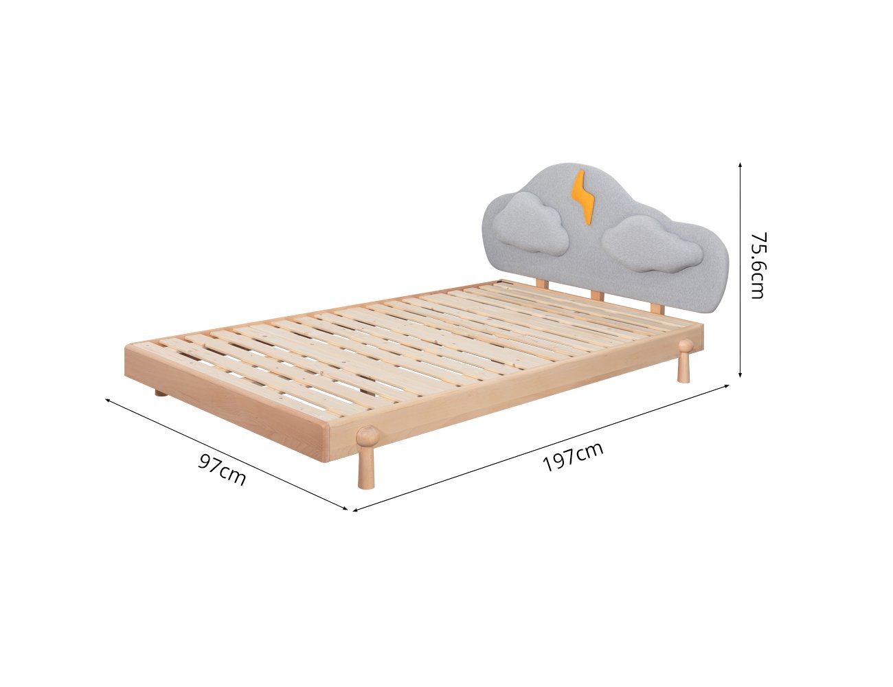 Cloud Single Bed Frame + Mattress Set Crazy Sales We have the best